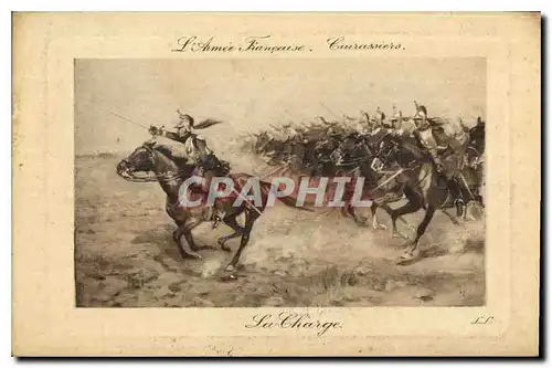 Cartes postales L'Armee Francaise La Charge