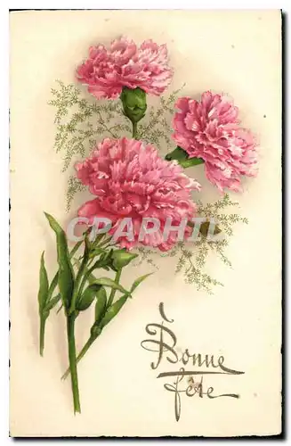 Ansichtskarte AK Bonne Fete Fleurs