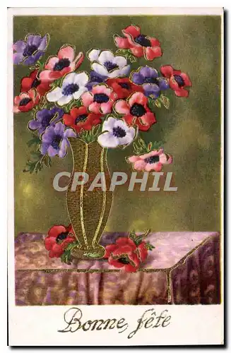 Cartes postales Bonne Fete fleurs