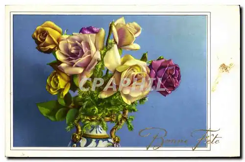 Cartes postales Bonne Fete Fleurs