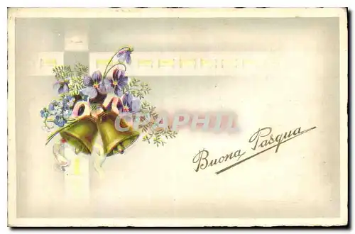 Cartes postales Buona Pasqua Fleurs