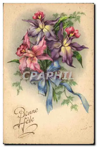 Cartes postales Bonne Fete Fleurs