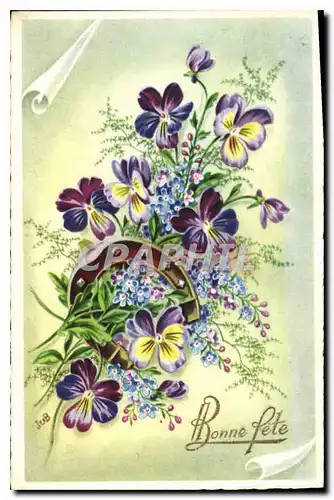 Cartes postales Bonne Fete Fleurs