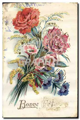 Cartes postales Bonne Fete Fleurs