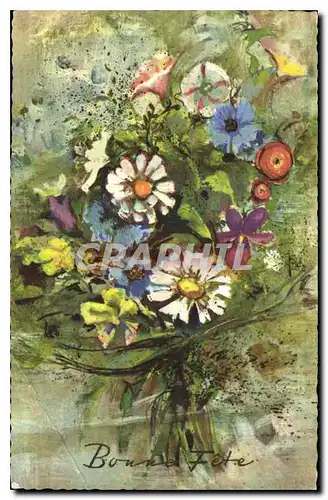 Cartes postales Bonne Fete Fleurs