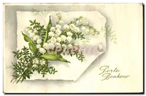 Cartes postales Porte Bonheur Fleurs