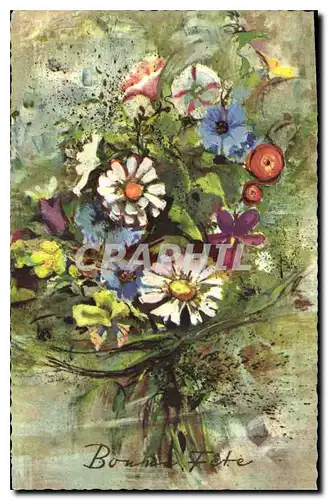 Cartes postales Bonne Fete Fleurs