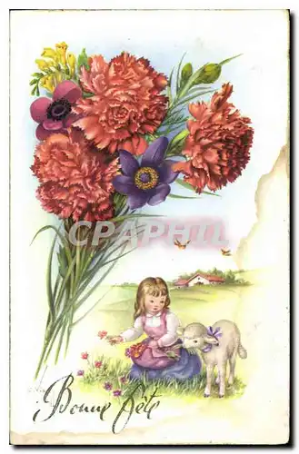 Cartes postales Bonne Fete Fleurs