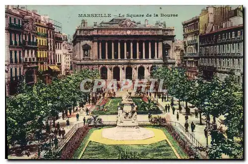 Cartes postales Marseille Le Square de la Bourse