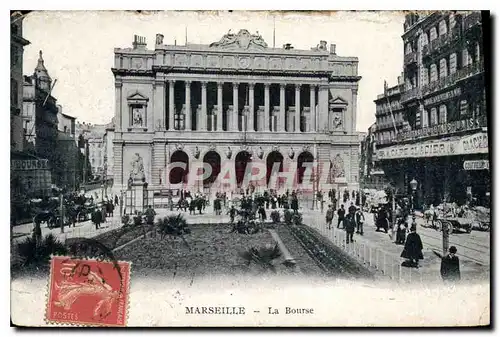 Cartes postales Marseille La Bourse