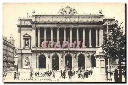 Cartes postales Marseille La Bourse