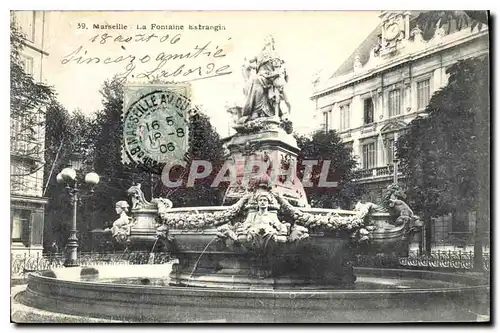 Ansichtskarte AK Marseille La Fontaine Estrangin