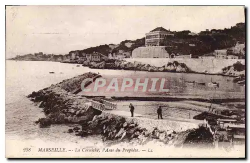 Ansichtskarte AK Marseille La Corniche l'Anse du Prophete