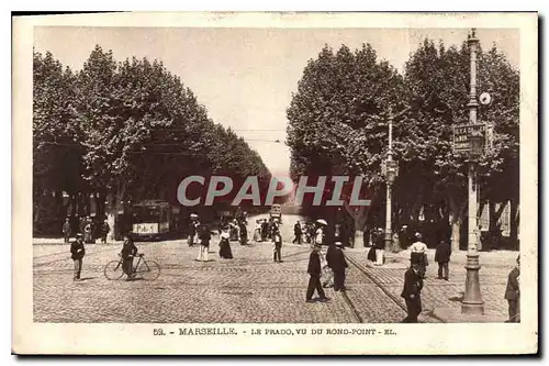 Ansichtskarte AK Marseille Le Prado vu du Rond Point