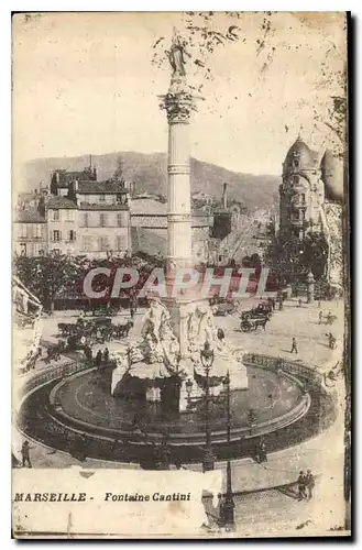 Cartes postales Marseille Fontaine Cantini