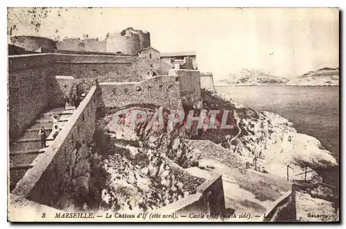 Cartes postales Marseille Le Chateau d'If Cote Nord