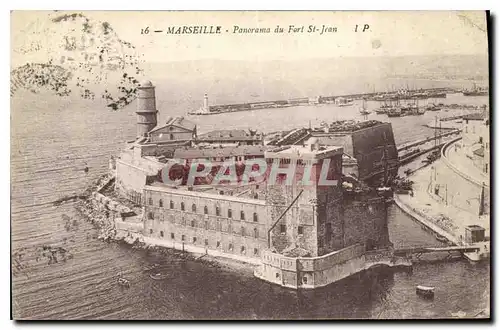 Cartes postales Marseille Panorama du Fort St Jean