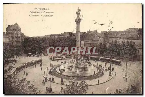 Cartes postales Marseille Fontaine Cantini