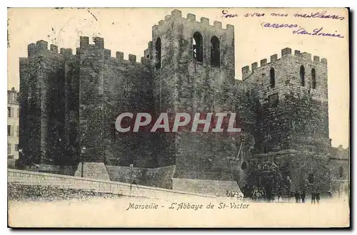 Cartes postales Marseille L'Abbaye St Victor