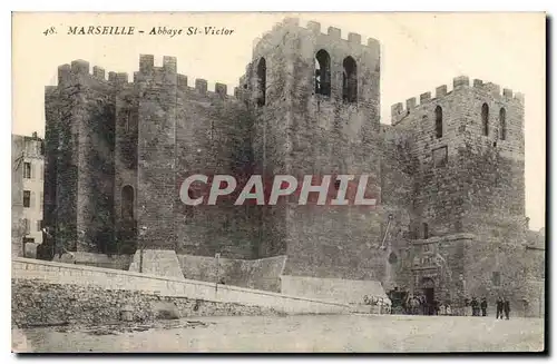 Cartes postales Marseille Abbaye St Victor