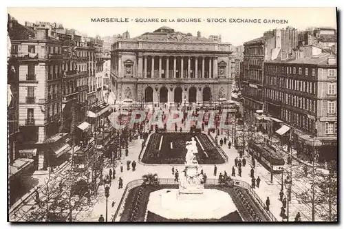 Cartes postales Marseille Square de la Bourse