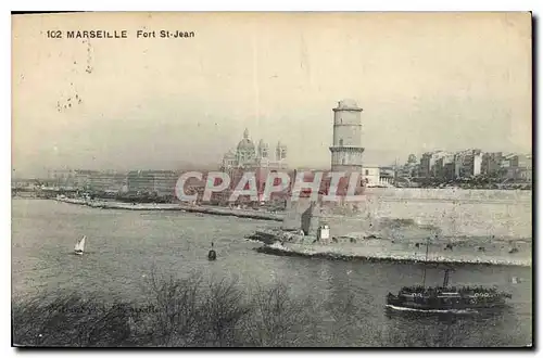 Cartes postales Marseille Fort St Jean