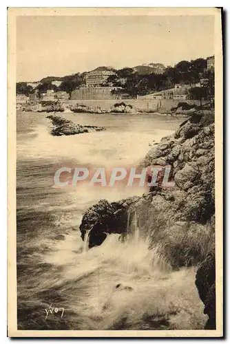 Ansichtskarte AK Marseille Bouches du Rhone Effet d Vague sur la Corniche