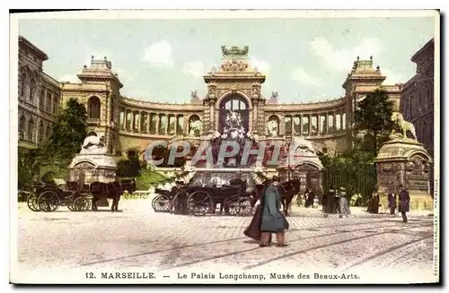 Cartes postales Marseille Le Palais Longchamp Musee des Beaux Arts