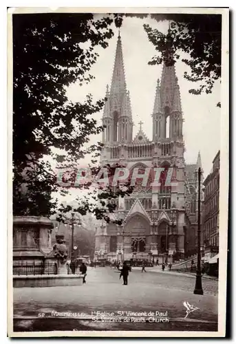 Ansichtskarte AK Marseille L'Eglise St Vincent de Paul