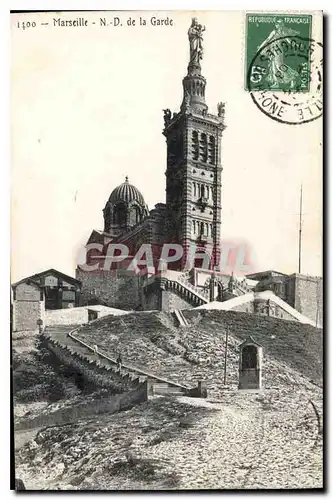 Cartes postales Marseille Notre Dame de la Garde