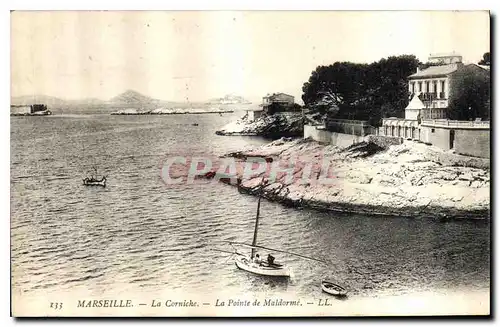 Cartes postales Marseille La Corniche la Pointe de Maldorme