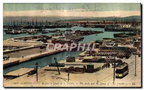 Cartes postales Marseille Bassins et Quais de la Joliette