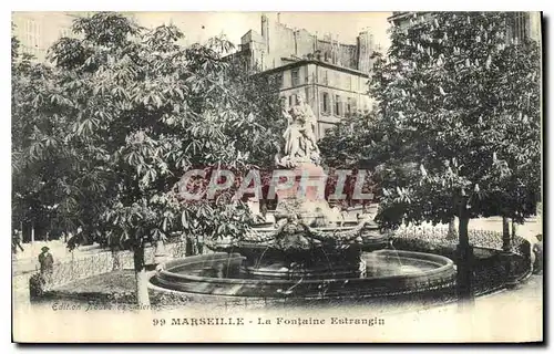 Ansichtskarte AK Marseille La Fontaine Estrangin