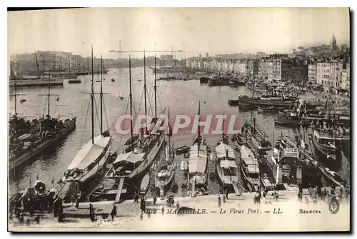 Cartes postales Marseille Le Vieux Port Bateaux