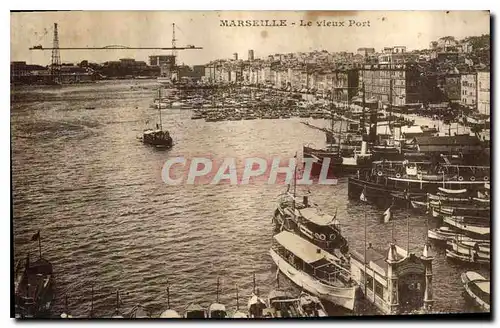 Cartes postales Marseille Le Vieux Port