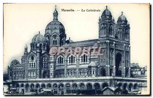 Cartes postales Marseille La Cathedrale