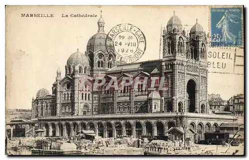 Cartes postales Marseille La Cathedrale