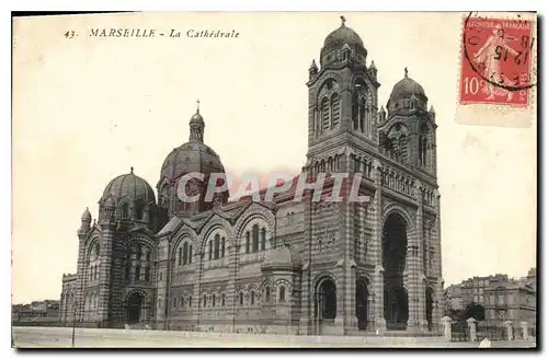 Cartes postales Marseille La Cathedrale