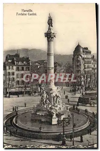 Cartes postales Marseille Fontaine Cantini