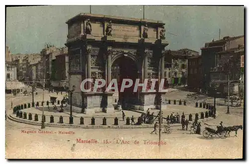 Ansichtskarte AK Marseille L'Arc de Triomphe