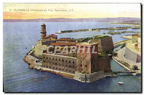 Cartes postales Marseille Panorama du Fort Saint Jean