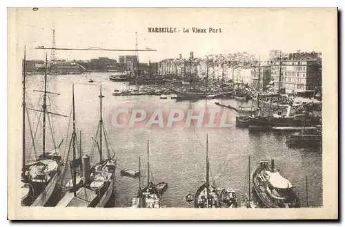 Cartes postales Marseille Le Vieux Port