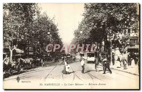 Ansichtskarte AK Marseille Le Cours Belsunce