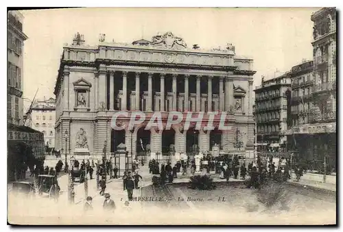 Cartes postales Marseille La Bourse