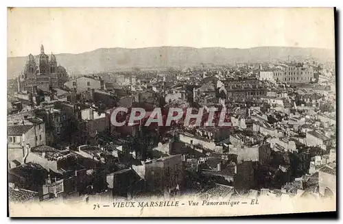 Cartes postales Vieux Marseille Vue Panoramique