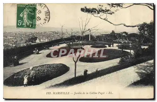 Ansichtskarte AK Marseille Jardin de la Colline Puget