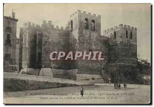 Cartes postales Marseille Saint Victor Abbaye