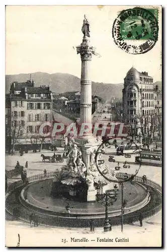 Cartes postales Marseille Fontaine Cantini