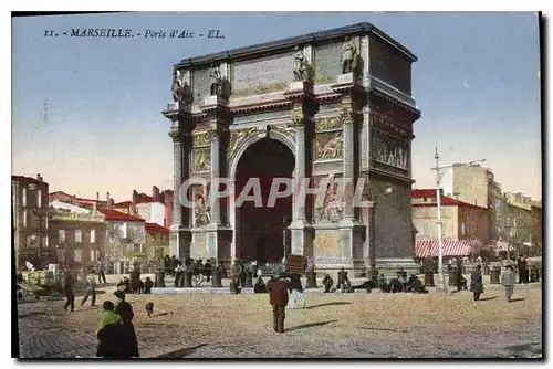 Cartes postales Marseille Porte d'Aix