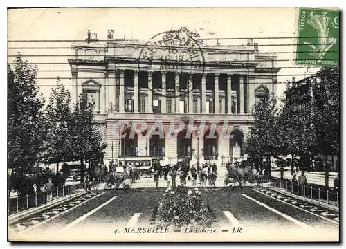 Cartes postales Marseille La Bourse